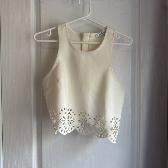 Lovers + Friends scallop tank top - Picture 1 of 5